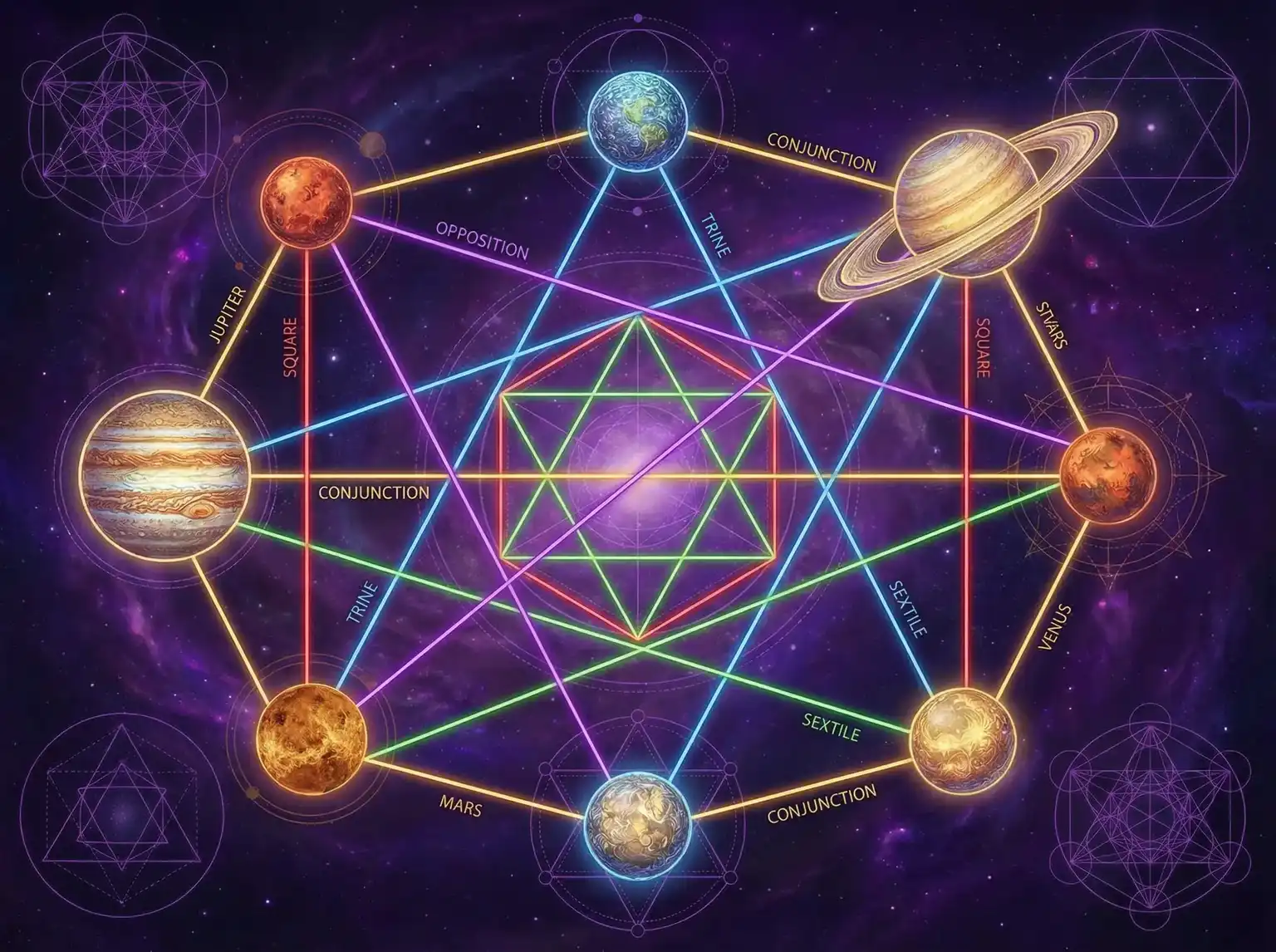 行星相位解读 - 唐人社区视频 | 占星学进阶